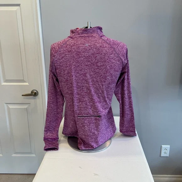 Tangerine 1/4 zip long sleeve pull over - Picture 4 of 5